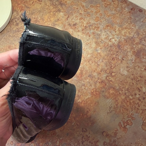 Chanel Black Patent Leather Ballet Flats with Bow 38 - Picture 12 of 15